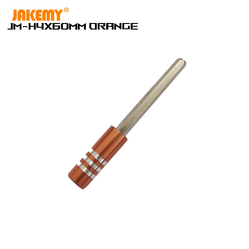 Jakemy JM-H4x60mm Orange Extension Obeng Bar Original