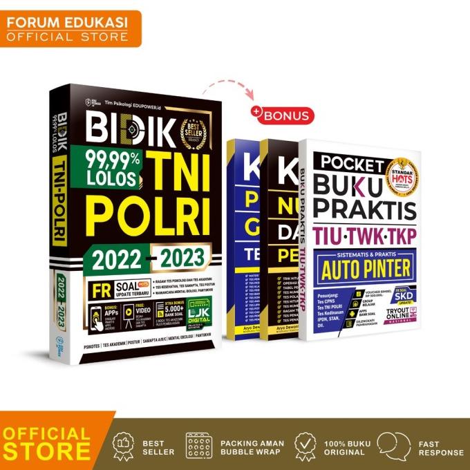 [COD] BUKU TNI POLRI 2022 - 2023 BIDIK 99,99% LOLOS TNI POLRI 2022 - 2023 TERBAIK Kode 787
