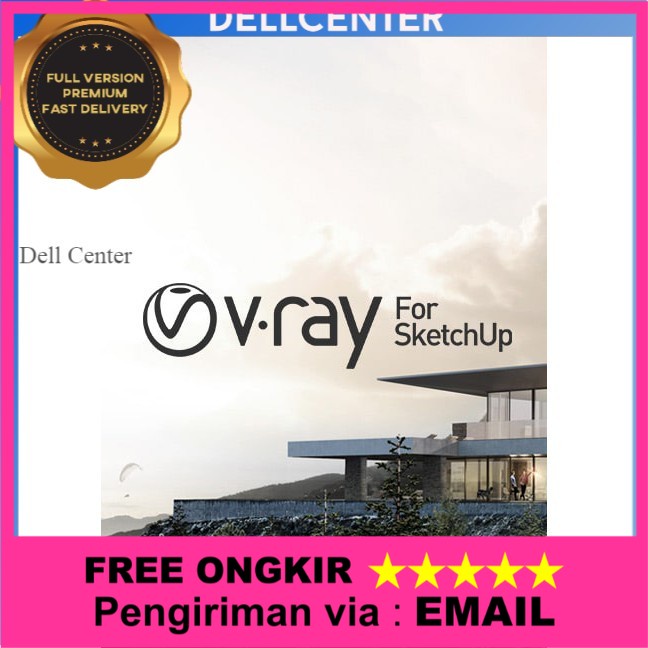 VRAY V-Ray Next 4 For Sketchup 2015-2019 -Mengatur&Mencerahkan Gambar/warna Terlengkap  Full Version