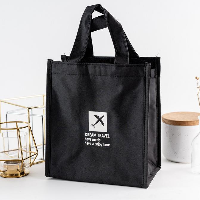 

Baru! Arami Insulated Travel Lunch Bag | Tas Bekal Makan Tahan Panas Dingin - Hitam, M