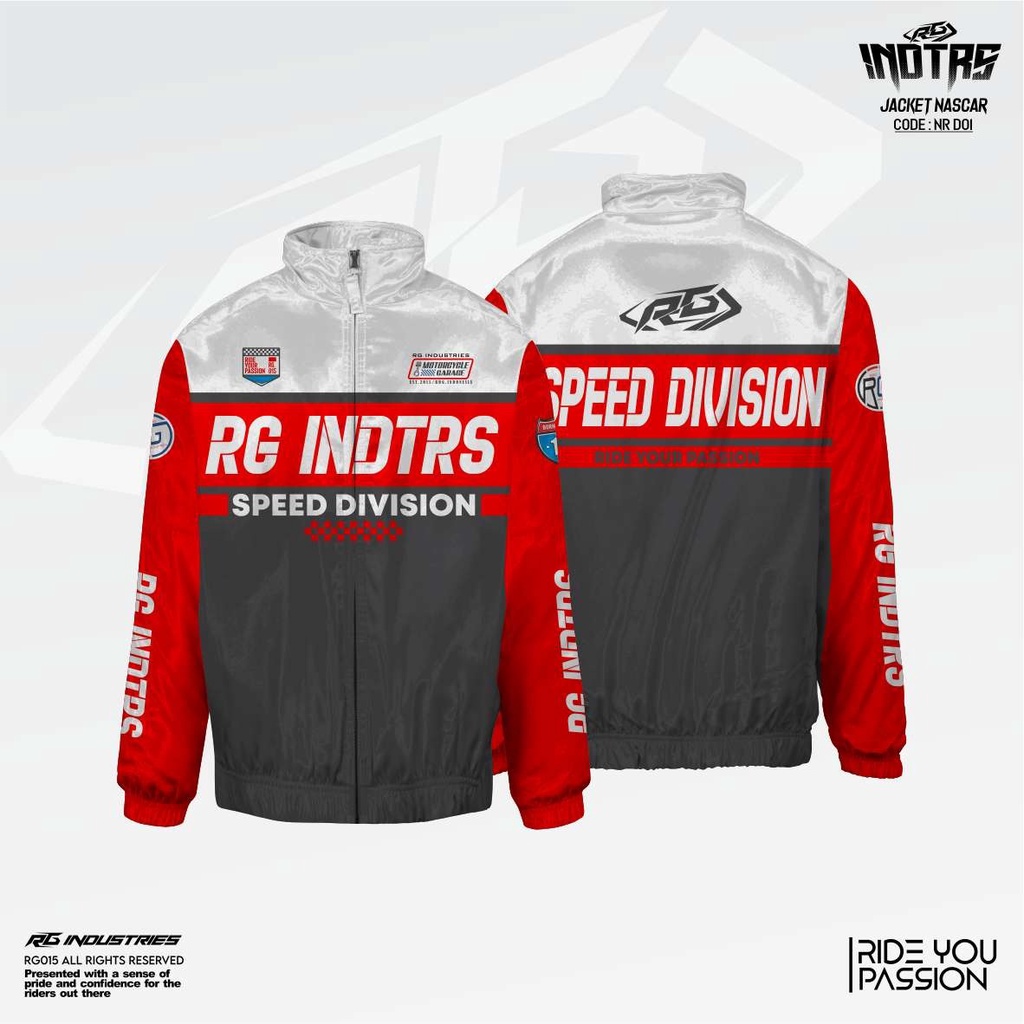 Jaket Nascar Vintage /Jaket Nascar RG INDUSTRIES /Jaket Nascar Racing /Jaket Varsity