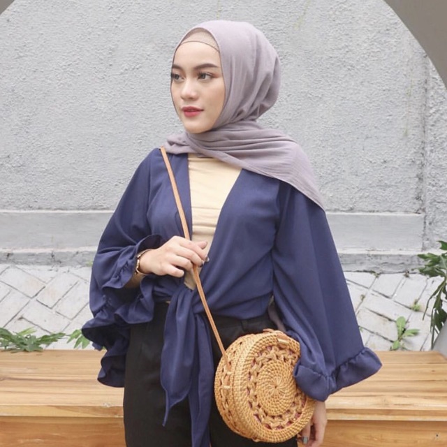 OUTER LENGAN KRIWIL / OUTER CROP / CARDIGAN CROP / LUARAN PENDEK / OUTER HIJABERS