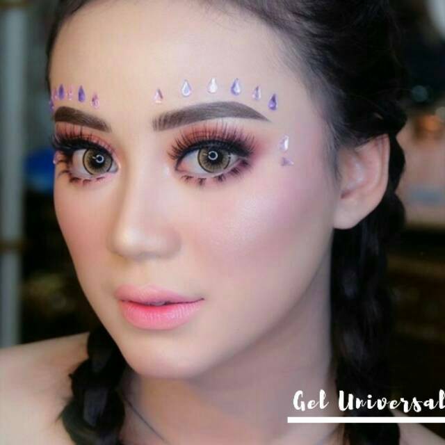 Softlens Gel Universal Grey Brown - Bisa minus