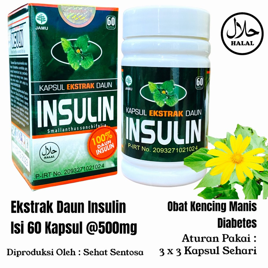 

Herbal Kapsul Ekstrak Daun Insulin
