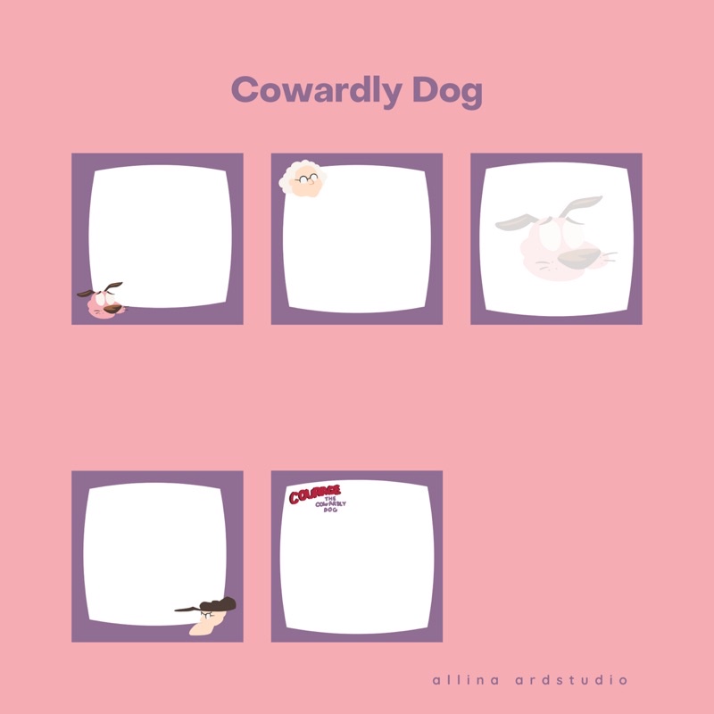 

Memopad The Cowardly Dog