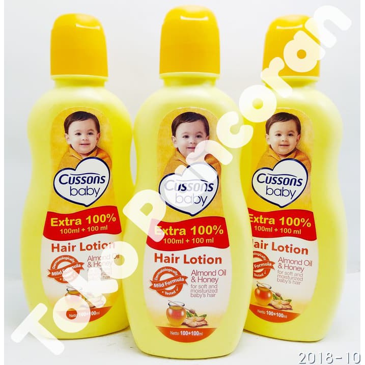 Cussons Baby Minyak Rambut Almond Oil Honey 200 Ml Shopee Indonesia