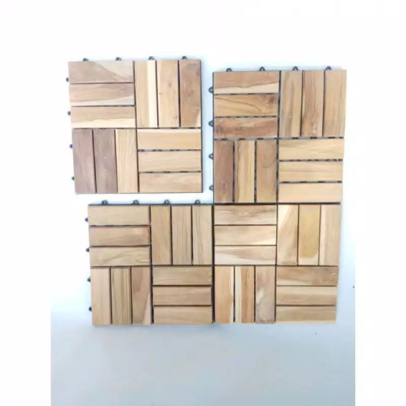 DECKING TILE (LANTAI KAYU JATI JEPARA)