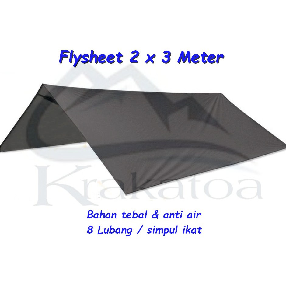 【COD】Flysheet Waterproof 2x3 Meter 8 Lubang Lobang` Tenda Bivak Anti Air 3x2 m` 2*3 Flesit 3*2