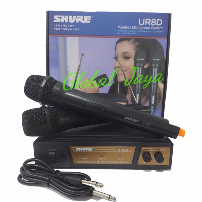 Jual Mic Wireless Shure Sn Mic Shure Sn Wireless Microphone Mic Shure Ur D Shopee