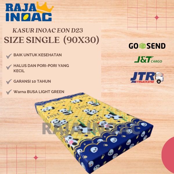 KASUR BUSA INOAC SIZE SINGLE EON D23 200X90X30 ORIGINAL GARANSI ANTI KEMPES 10 Tahun -Raja Inoac