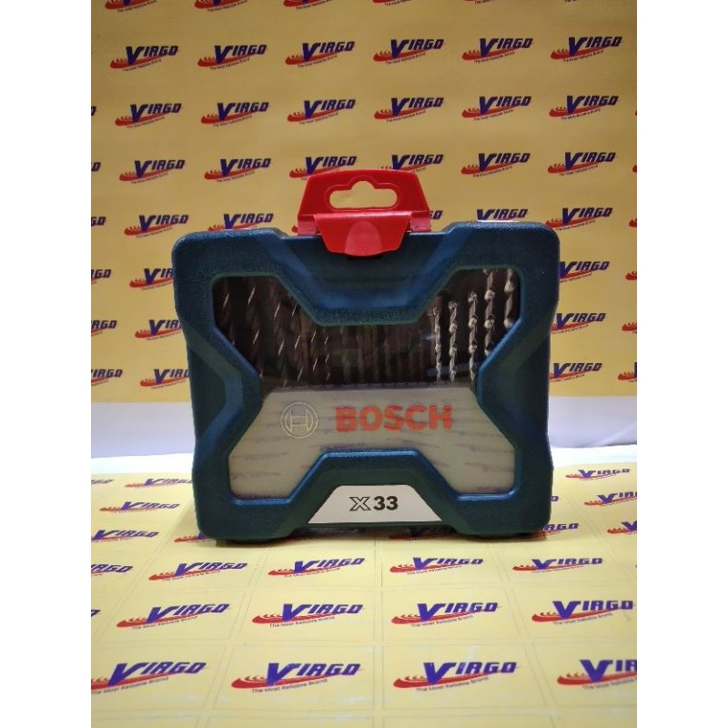 MATA BOR X LINE 33PCS BOSCH MATA BOR SET KOMBINASI + MATA OBENG 1 BOX ISI 33PCS