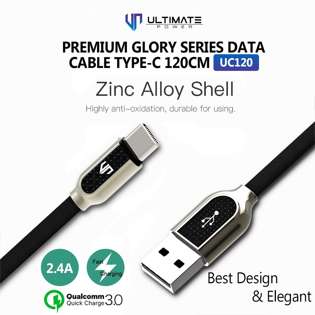 Data Cable Type C 120CM Ultimate Power Premium Glory Series Kabel 120CM UC120