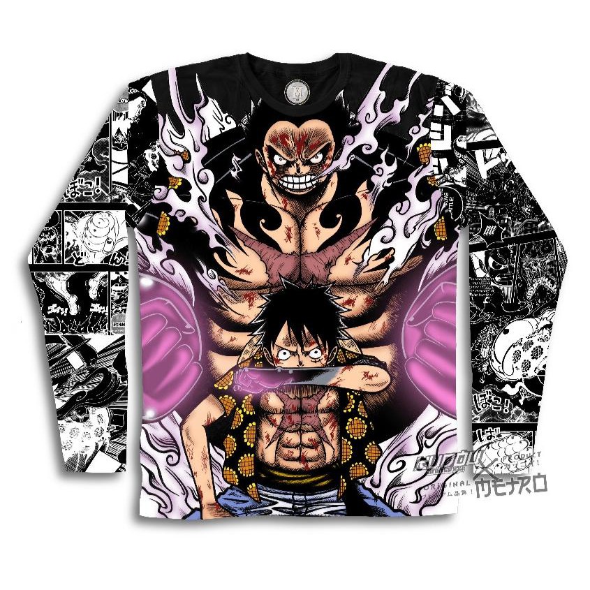 Longsleeve Luffy Dressrosa Anime Manga One Piece