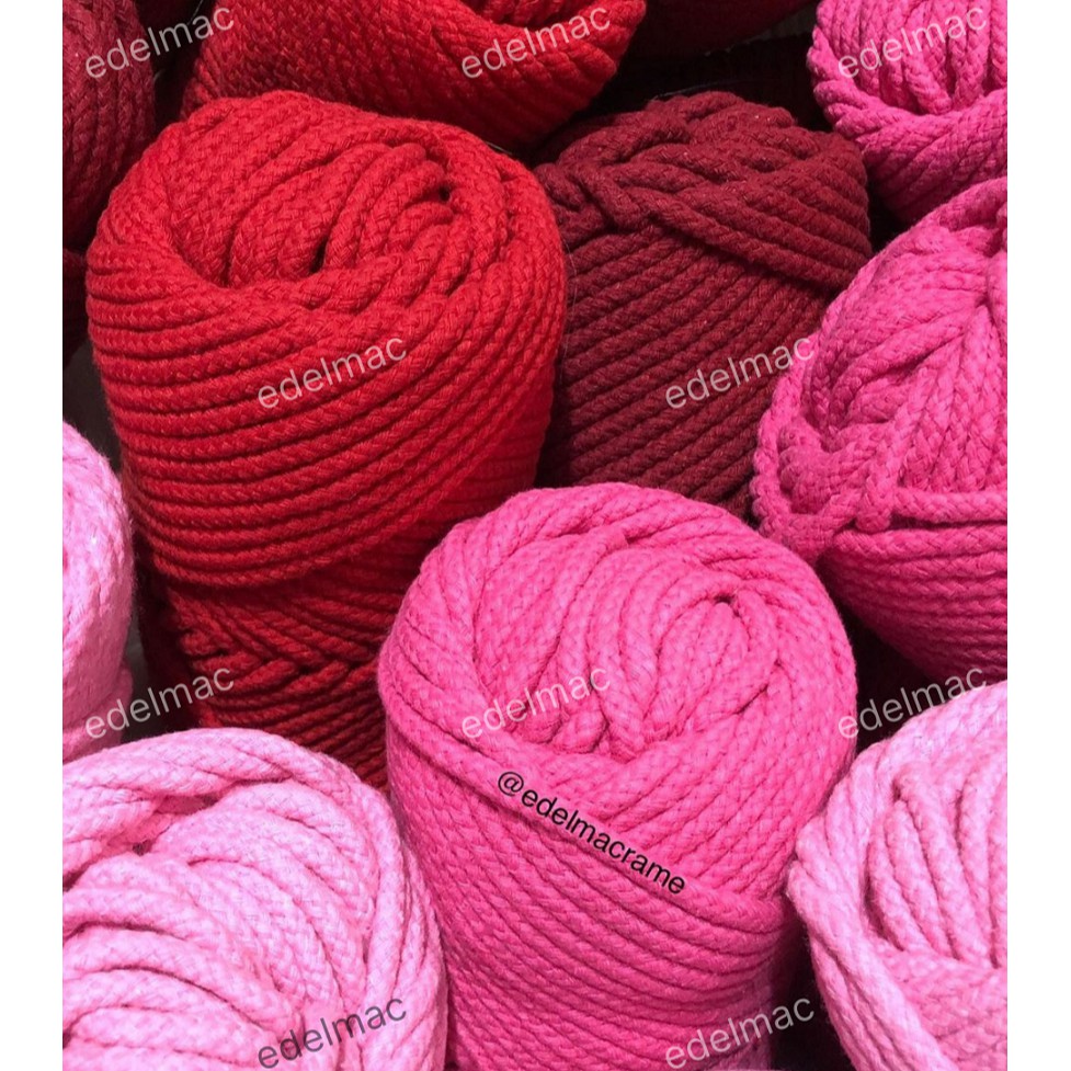 Ecer Tali Katun Macrame | Braided Cotton Rope Natural