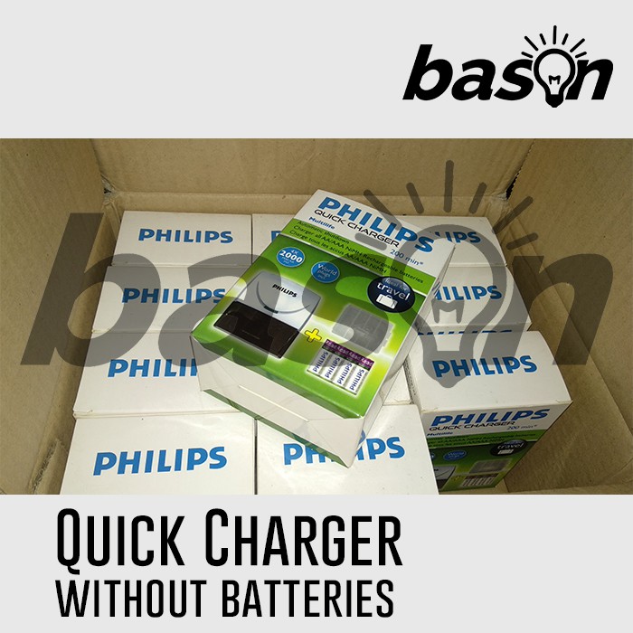 PHILIPS Quick Battery Charger | Cocok Utk Travel