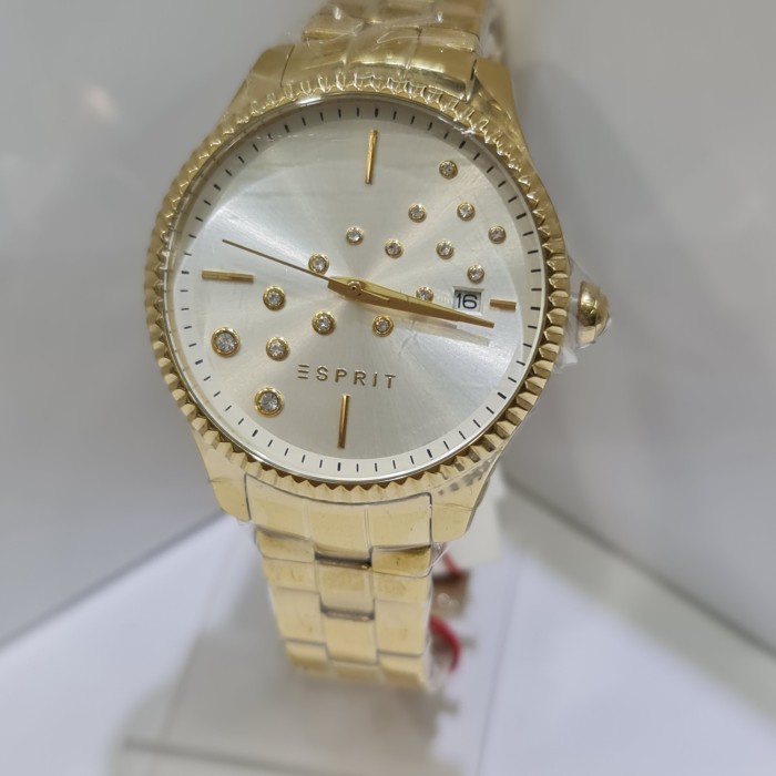 Jam tangan wanita Esprit Phoebe gold Original Garansi Resmi