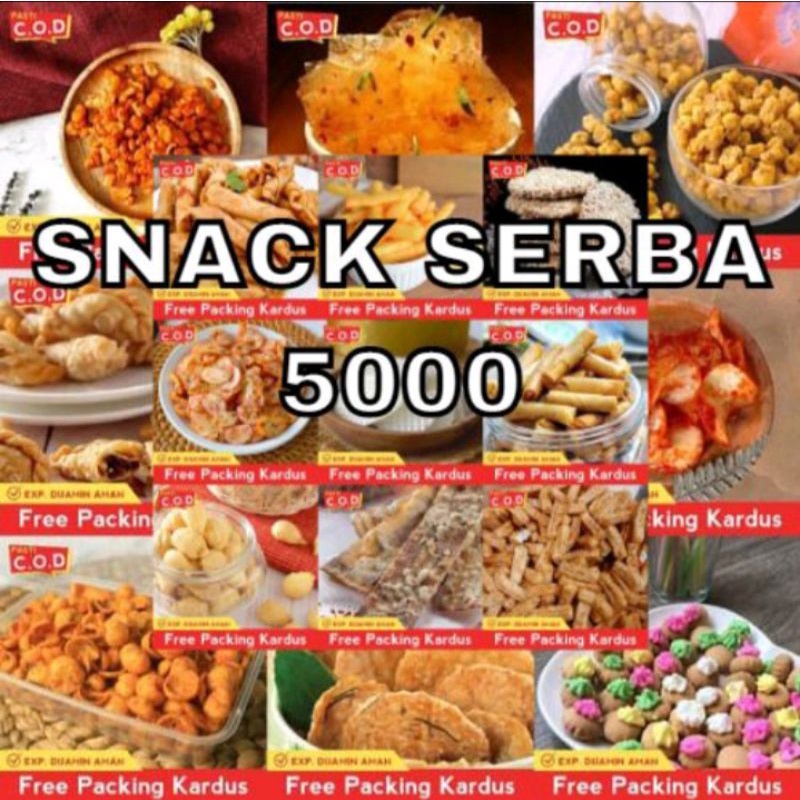 

Serba 5000 Jajanan Viral Pedas Manis Asin Gurih