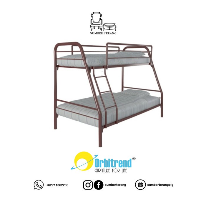 Bunk Bed Ranjang Tingkat Orbitrend New Mars / Ranjang Besi Susun Anak