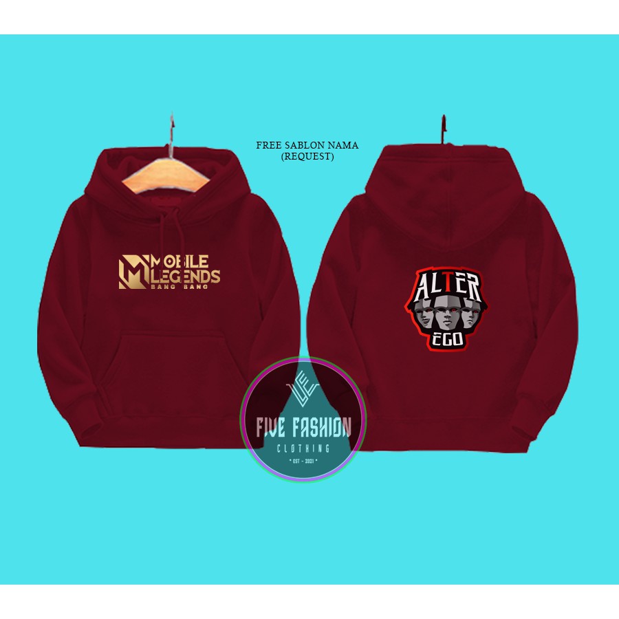 Jaket Anak Sweater Hoodie ML Mobile Legends ALTER EGO