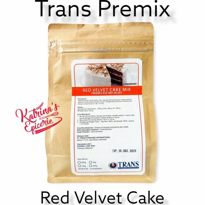 

Trans Red Velvet Cake Mix 500 Gram Tepung Premix Kue