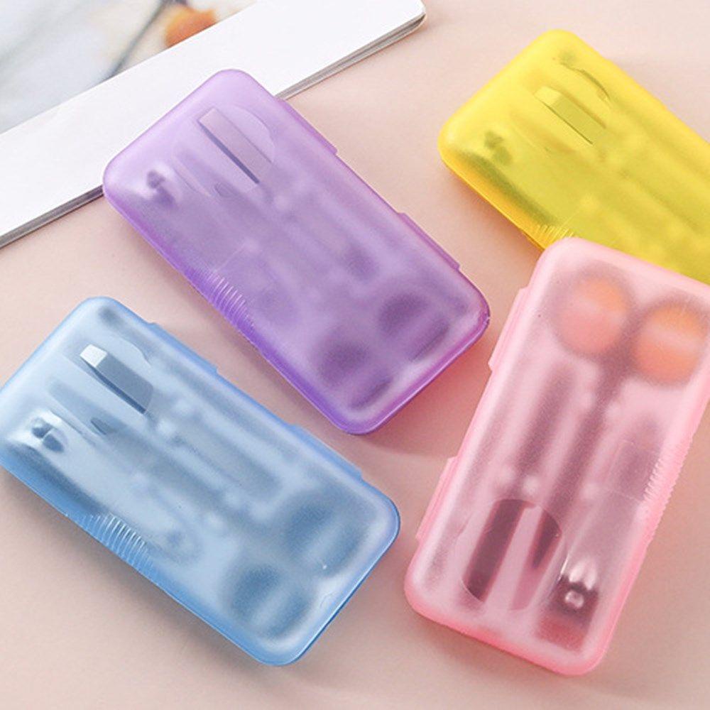 4pcs / Set Alat Manicure Pedicure Portable Warna Acak