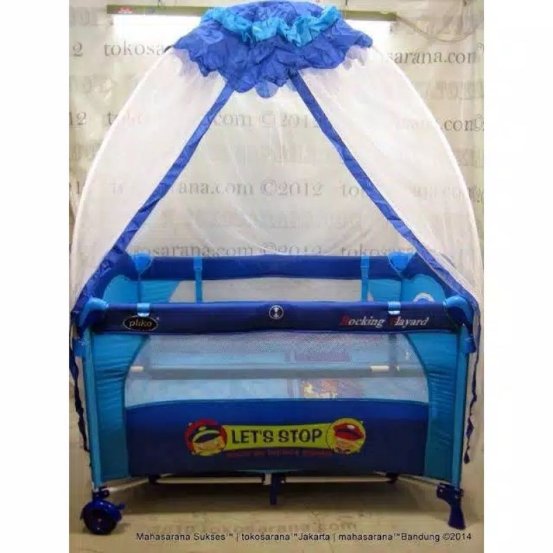 preloved box bayi warna Biru / Box bayi Pliko bekas