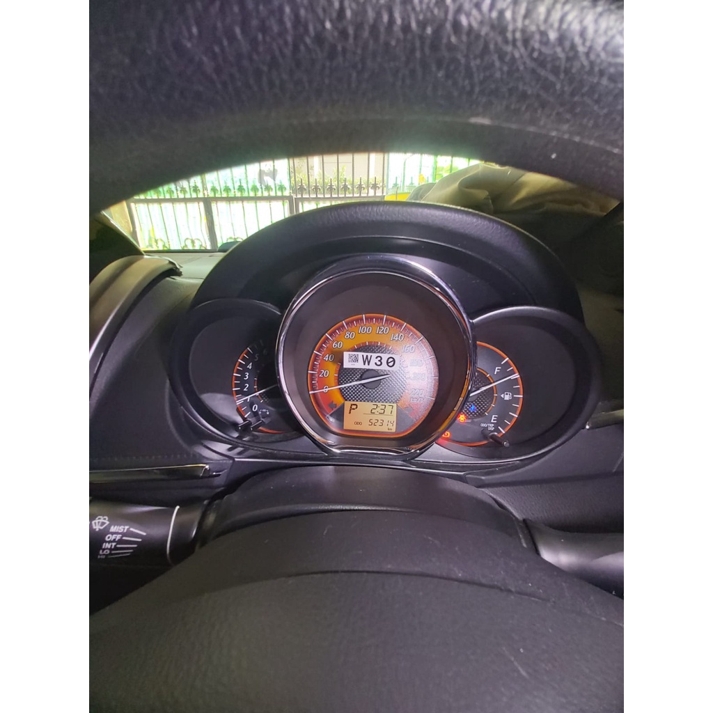 Yaris Lele 2014 2015 2016 2017 Aksesoris Cover List Speedometer Chrome JSL