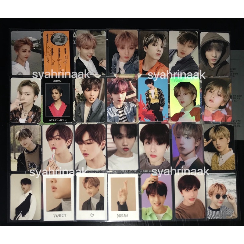 JISUNG PHOTOCARD PC YEARBOOK ID CARD NCT 2020 RESONANCE YB DEPARTURE FUTURE PAST