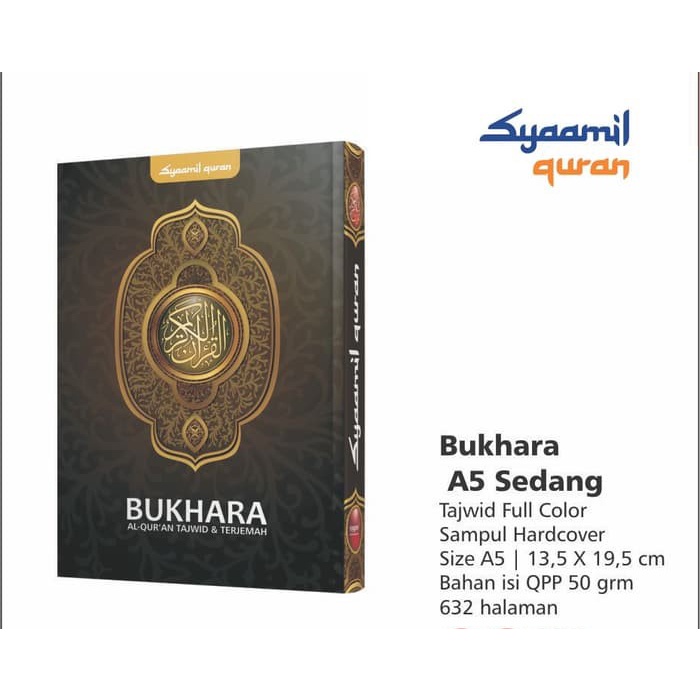 Al-Quran Bukhara A5 HC / Mushaf Bukhara Tajwid &amp; Terjemah - Syaamil Quran