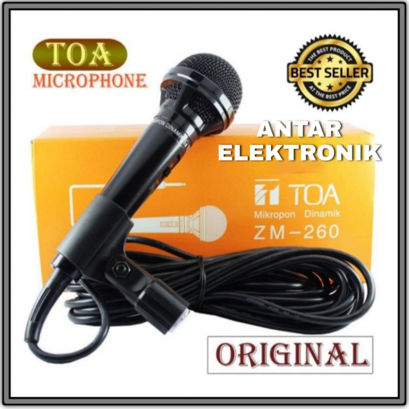 Mic Toa Zm 260 Mic Kabel Toa Untuk Adzan Mesjid