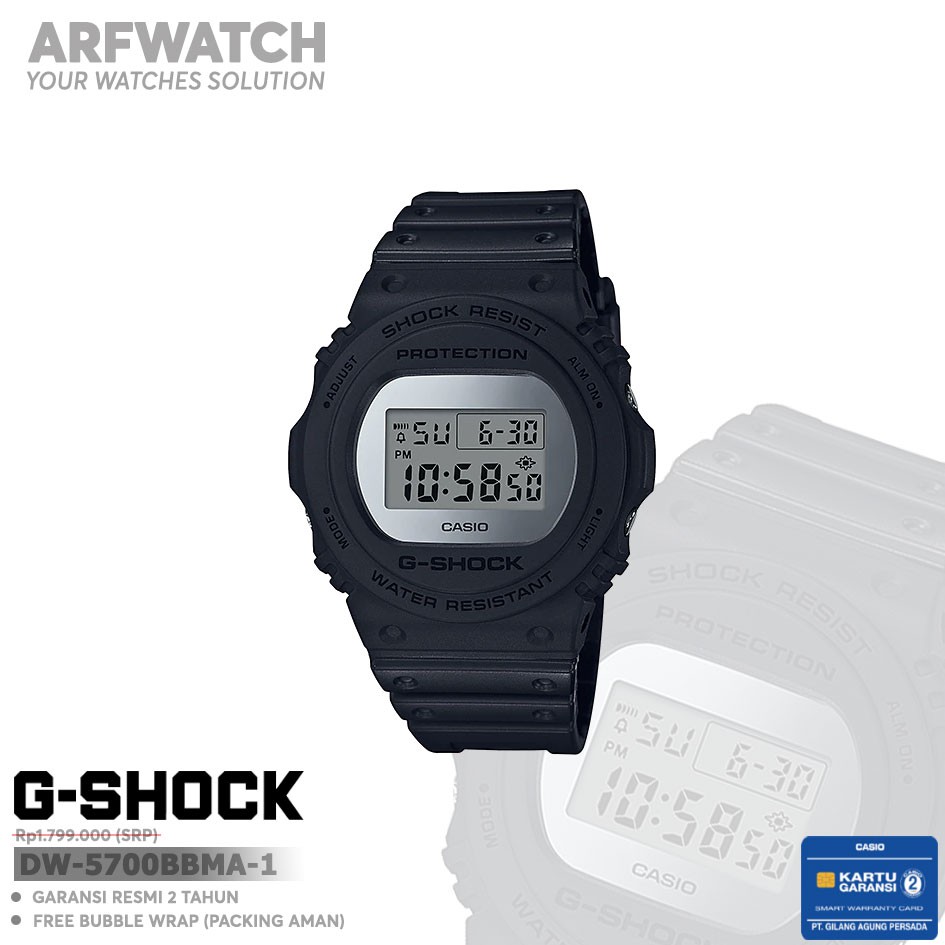 Casio G-Shock DW-5700BBMA-1 / DW-5700BBMA-1DR Original