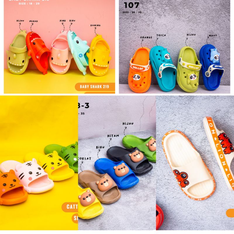 Sendal Rubber Anak Import