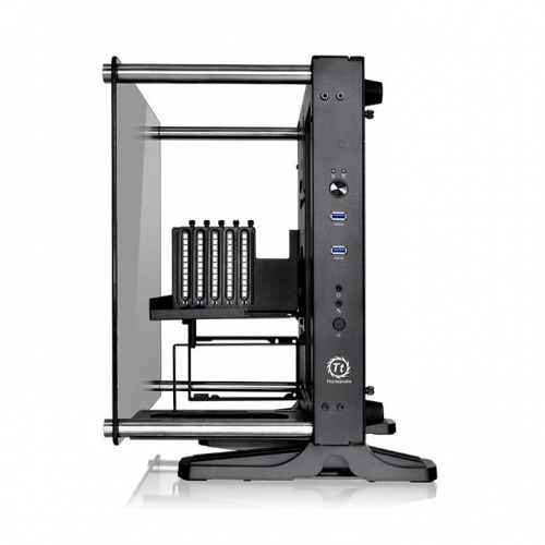 THERMALTAKE Core P1 TG Black Wall Mount | PC Case mini-ITX Open Frame panoramic