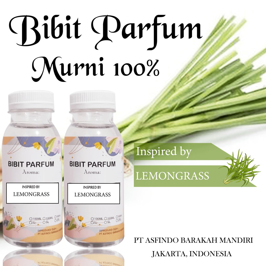 Bibit parfum Ruangan (Mobil) lemongrass (Sereh) 100 ml