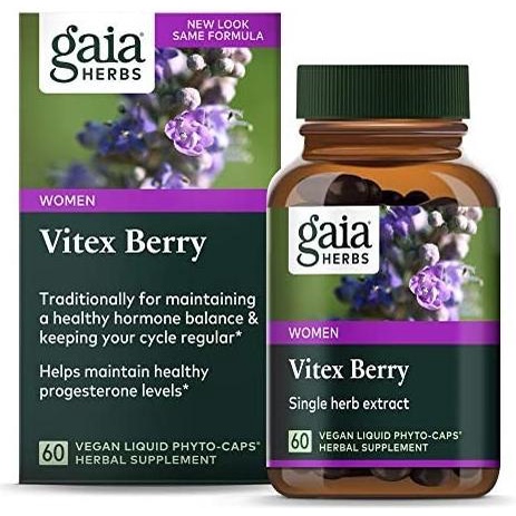 Gaia Herbs Vitex Berry - 60 Veggie Liquid Phyto Caps Women'S Health