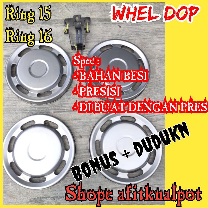 4biji willdop weldop weldof wildop whell dop velg truck truk r15 r16 mode adiputro PLAT BESI