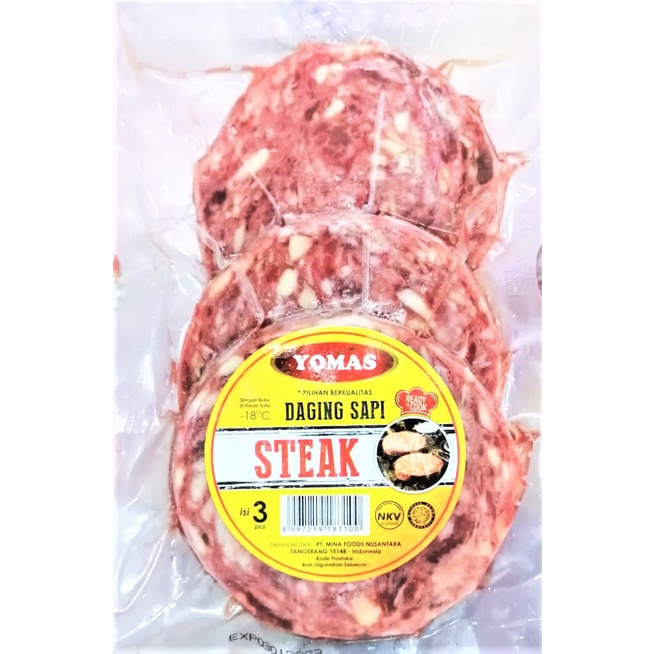 

Yomas Saikoro Beef Steak 250gr
