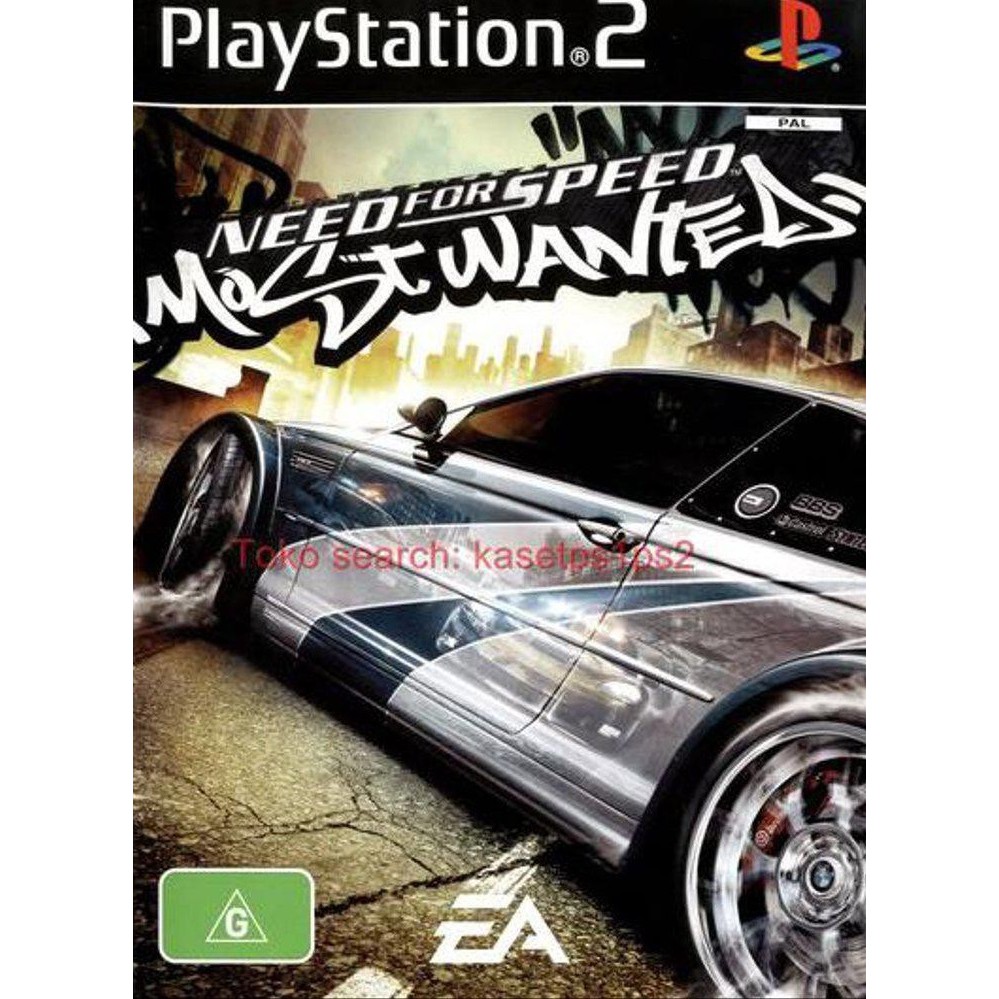 DVD Kaset Game PS2 NFS Need For Speed Most Wanted