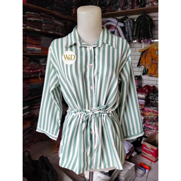 KEMEJA KERJA WANITA / KEMEJA PUTIH FORMAL WANITA / KEMEJA / MIMI SALUR SERUT WD-085