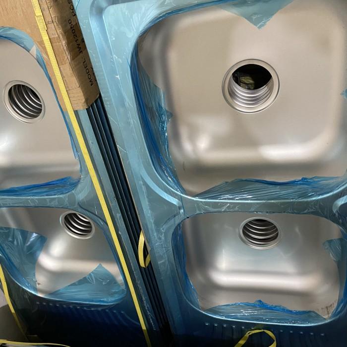 Bak Cuci Piring 2 Lubang / Bcp 2 Lubang / Bak Cuci Piring Stainless