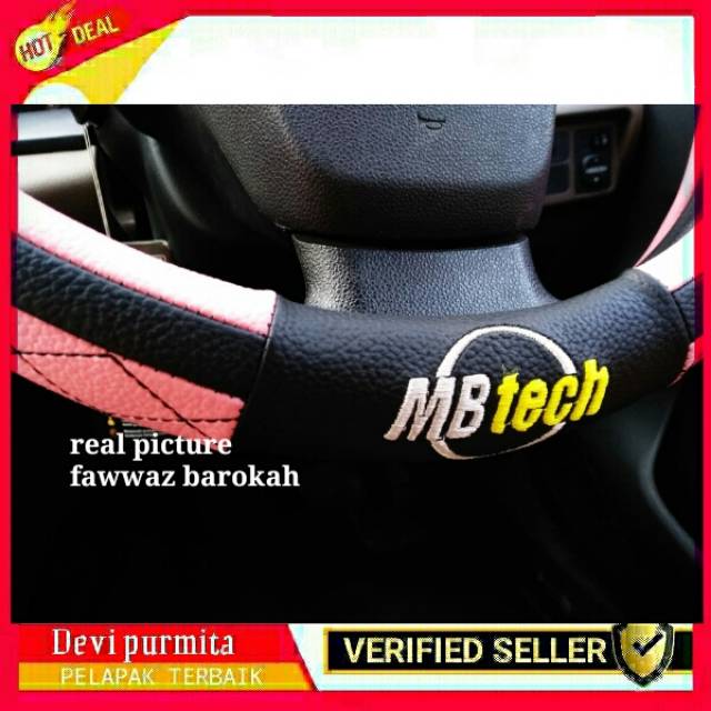 COVER SARUNG STIR SETIR STER SETER STEERING WHEEL COVER MBTECH MOBIL TOYOTA