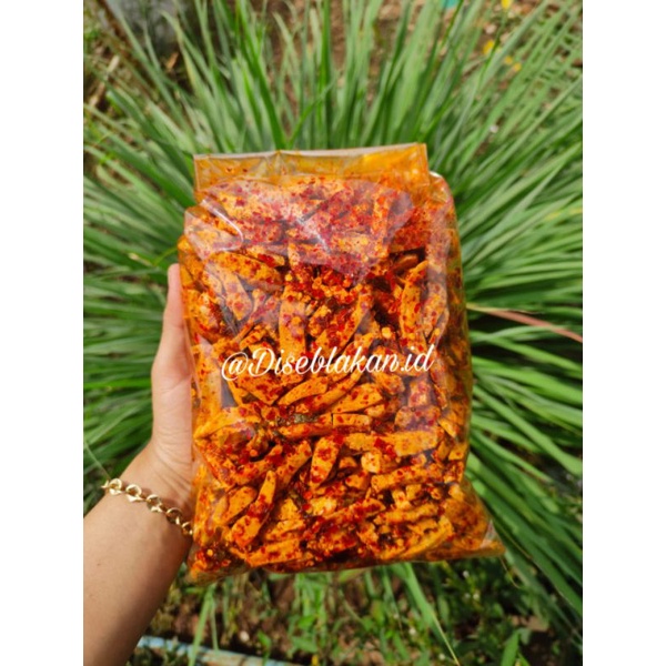 

jajanan kita Basreng pedas daun jeruk isi 500gram