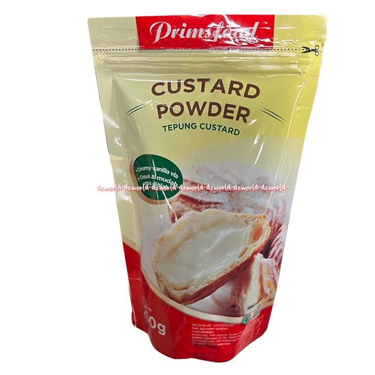 Primsfood Custard Powder 250gr Tepung Custards Creamy Vanilla Vla Prime Food Foods Kustard Krimi Krim Membuat Vla Fla Tepung Premiks Instan