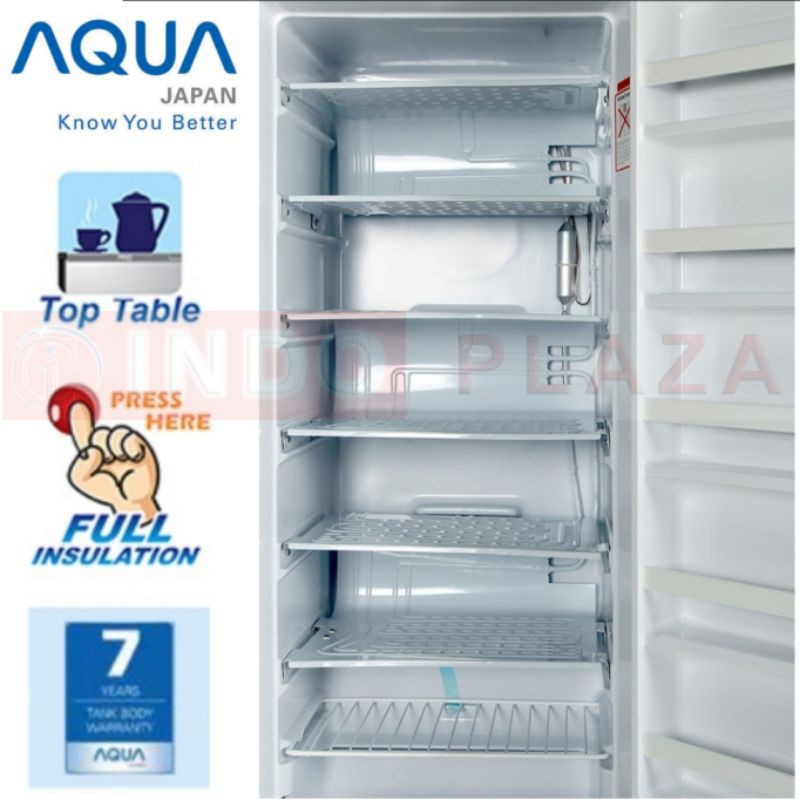 KULKAS FREEZER BERDIRI 6 RAK AQUA JAPAN AQF-S6