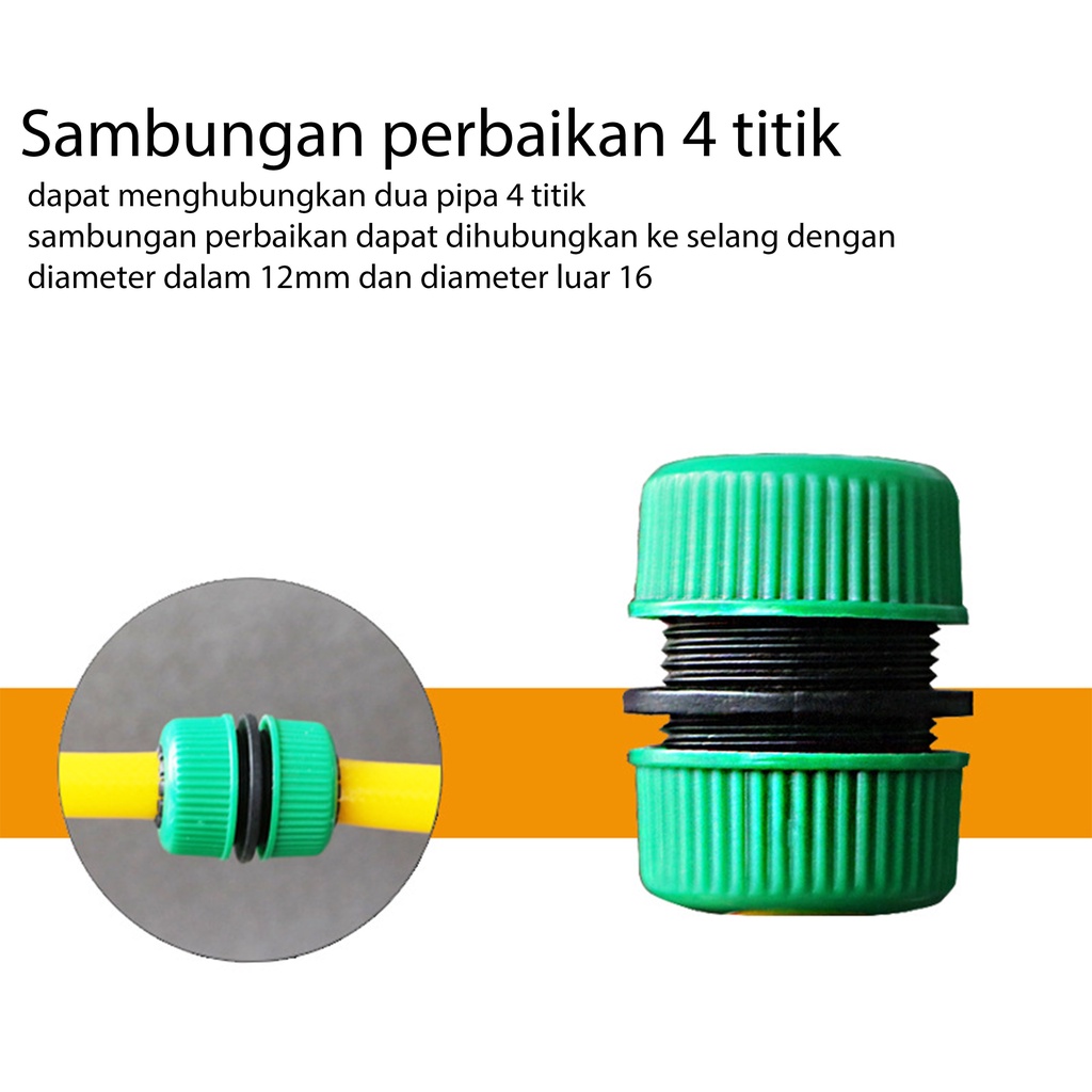 Drat Sambungan Kran Quick Release Sambungan Keran Air ke Selang Kuat &amp; Berkualitas