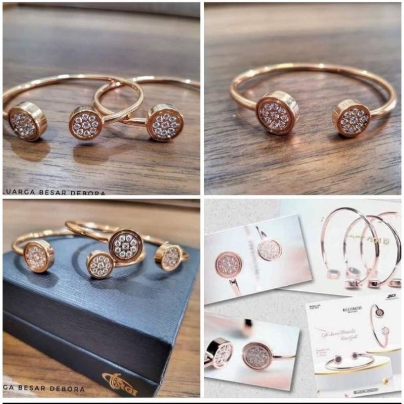 MCI Rosegold Gelang Life Secret Bracelet Germanium Rose Gold M/L