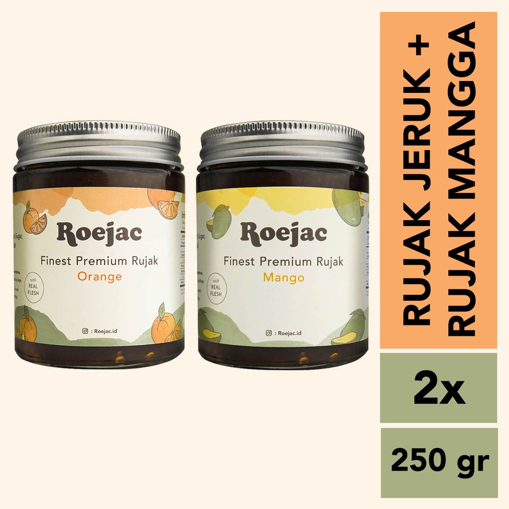 

Bumbu Rujak Roejac isi 2 x 250 gr