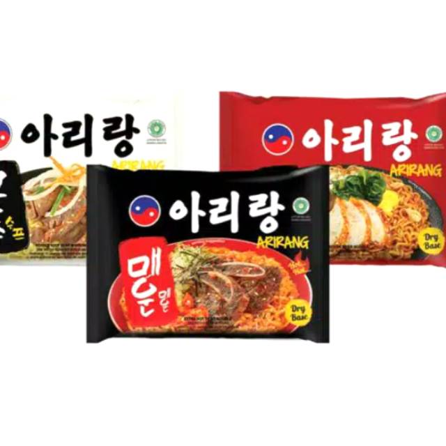 Arirang Noodle All Varian / Mie instant Arirang Halal