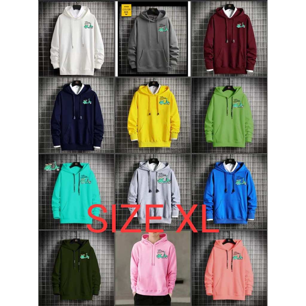 BISA COD-SWEATER HOODIE VESPA/SWEATER HOODIE TEBAL/UNISEX