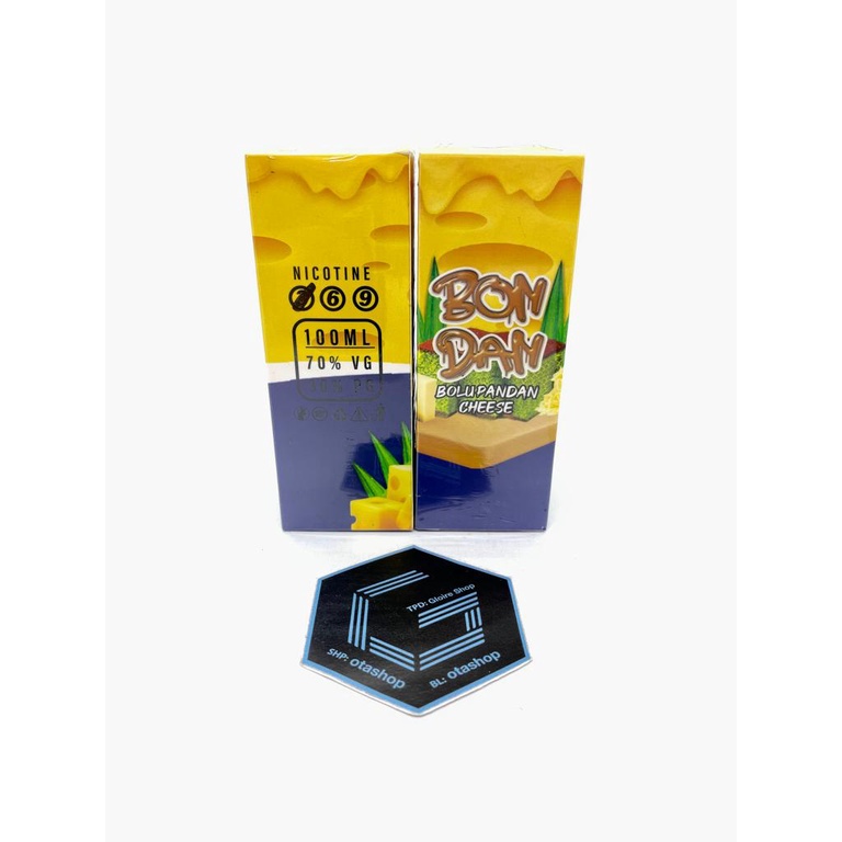 Liquid Bondan V3 CHEESE BOLU PANDAN 100ML by Pamela Safitri vape keju
